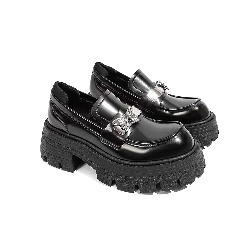 

NIGO Loafers Lace Up Leather Shoes #nigo94852