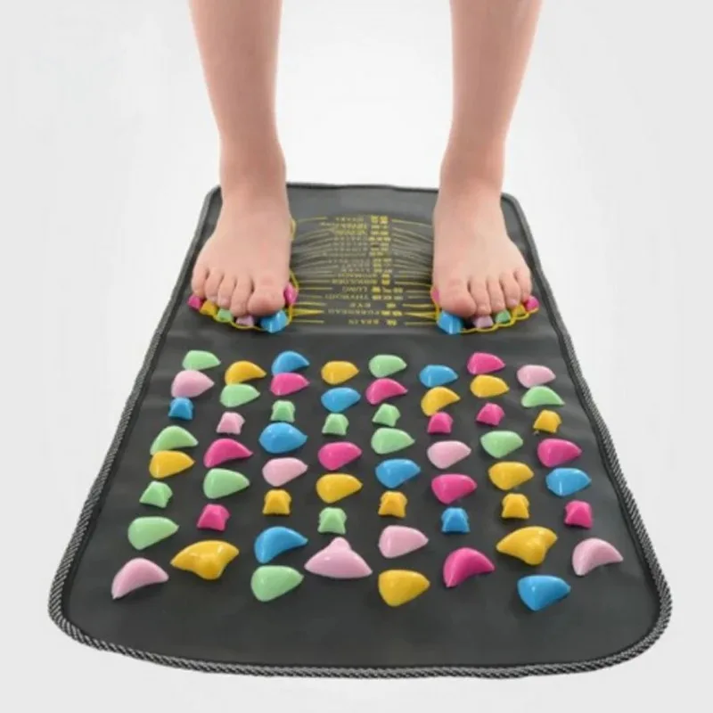 Yoga Walking Stone Massage Mat Chinese Reflex Pain Relief Foot Spa Mat To Relieve Tired Muscle Relaxation and Nerve Pain yoga mat,massage pad
