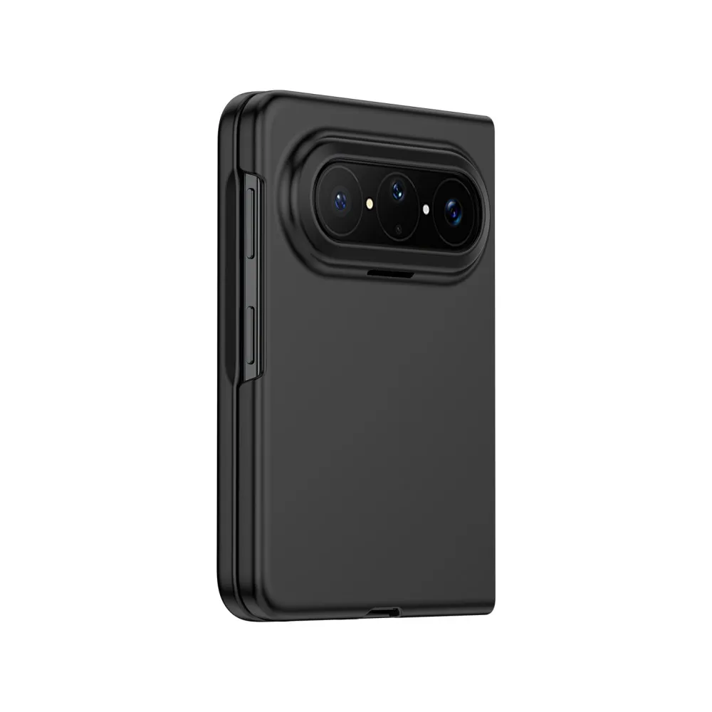 Sleek Skin Feel Shockproof Phone Case - Solid Color Hard Shell Protective Back Cover