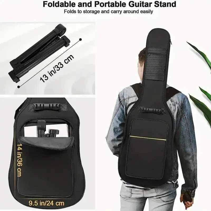 Guitar Stand 1pc Folding Guitar Stand Stand For Acoustic Guitars Electric And Bass Portable And Lightweight Easy Household Floor