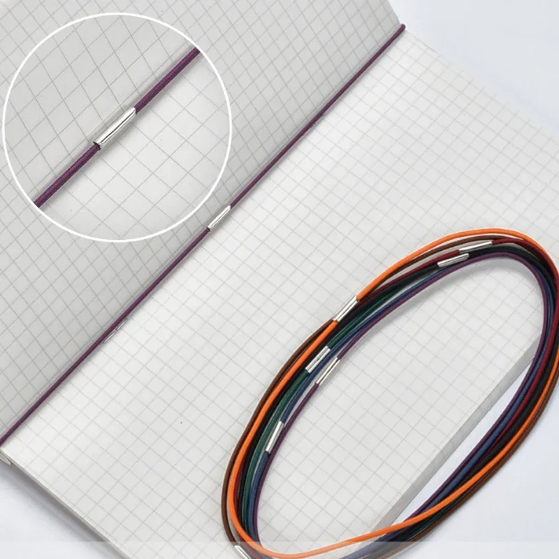 Retro Color Spare Rubber Band for Midori Travelers Notebook Inner Core Refill Filler Paper Repair Elastic String Bungee Cord travelers notebook accessories
