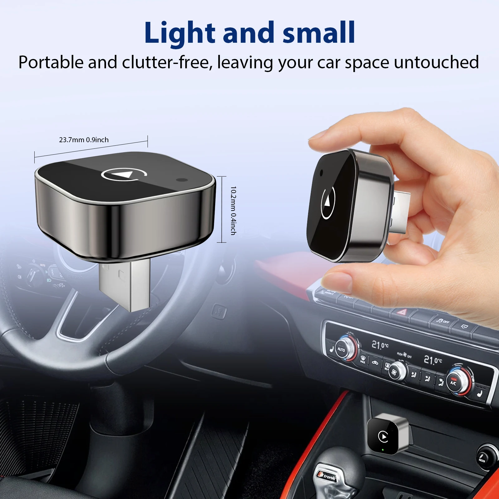 2-in-1 Wireless CarPlay Adapter 3