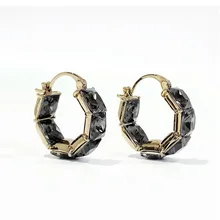  Trendy Golden Big Round Circle Earrings for Women Geometric Exquisite Oversize Earring Fashion Girl Party Jewelry 2023 