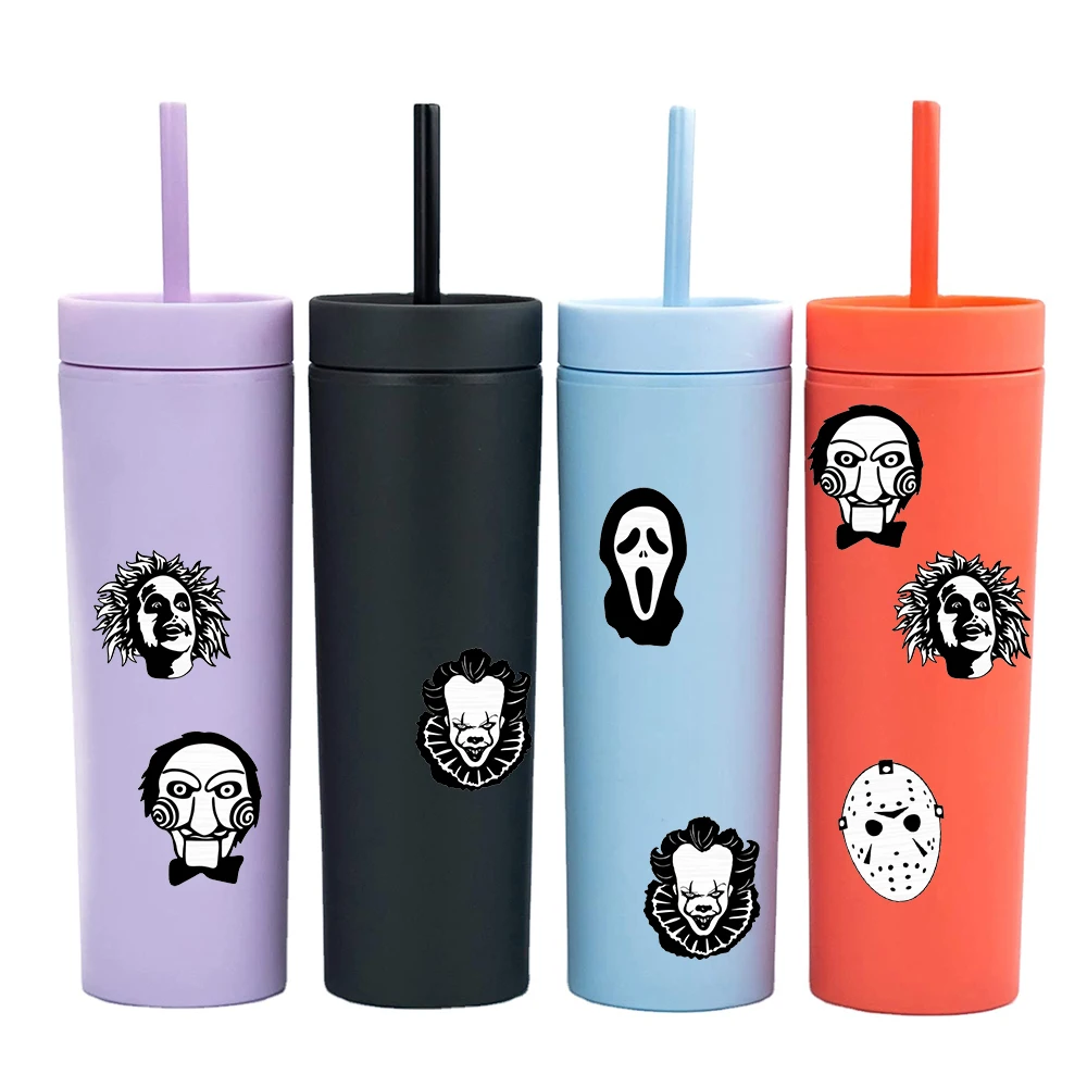

80pcs Horror Movie Characters Stickers Halloween Stickers Horror Movie Water Glass Stickers Diy Notebook Stickers Creative