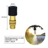 15-250Pcs Micro Drip Irrigation Misting Brass Nozzle Garden Spray Cooling Parts Copper Sprinkler with Thread Barb Tee Connector 6