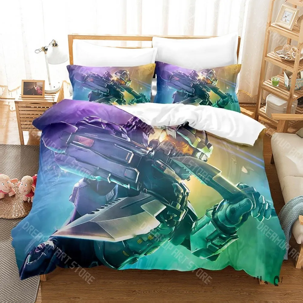 3D Print Game Halo 5 Guardians Bedding Set Boys Girl Twin Queen King Size Duvet Cover Pillowcase Bed boys Adult Home Textiles 4