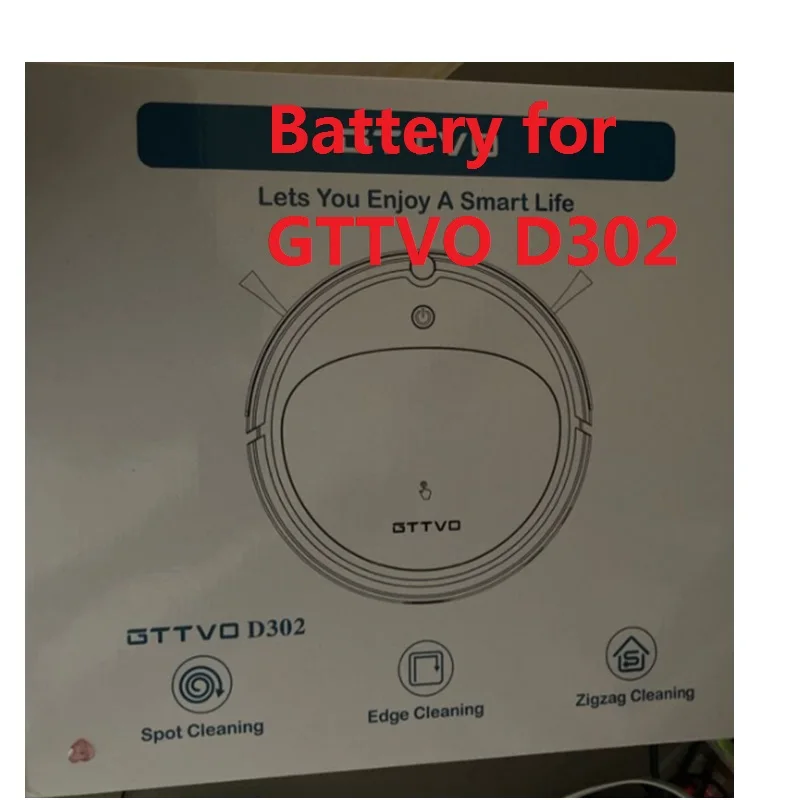 Nuova batteria per Gttvo D302 aspirapolvere Robot aspirapolvere Liion