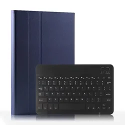 Magnetic Keyboard Tablet Case for SM-T580 SM-T585 (Blue)