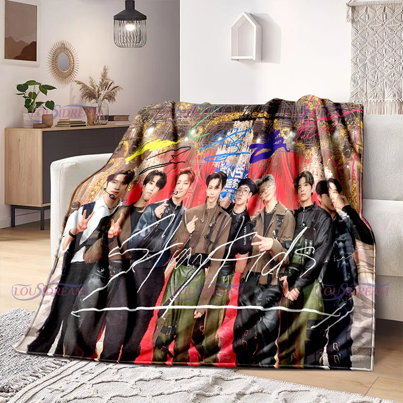 Jin Top Quality Comfortable Bed Sofa Soft Blanket Kpop Lv - AliExpress