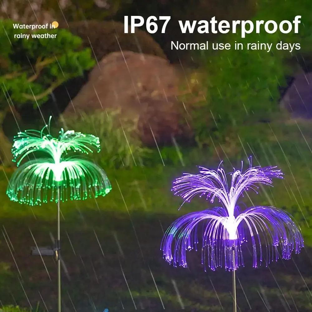

Led Solar Double-layer Jellyfish Lights Outdoor Waterproof Decor Light For Courtyard Garden Lawn