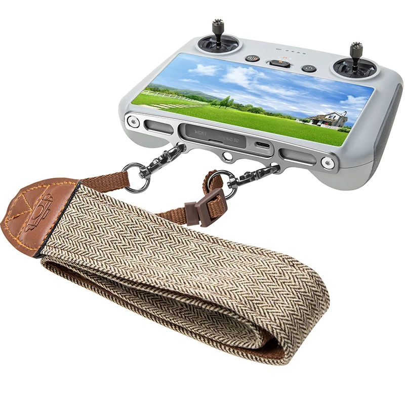 Correia de Cordão com Tela para Drone Suporte Gancho de Metal Suporte 2in Dji rc Controle Remoto Tela ar Mini 4pro