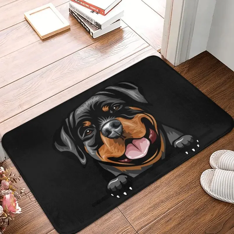

Rottweiler напольная дверь собаки, ванная комната, кухонный коврик, противоскользящий наружный ковер для домашних животных, домашних животных, входной ковер для гостиной, коврик для ног