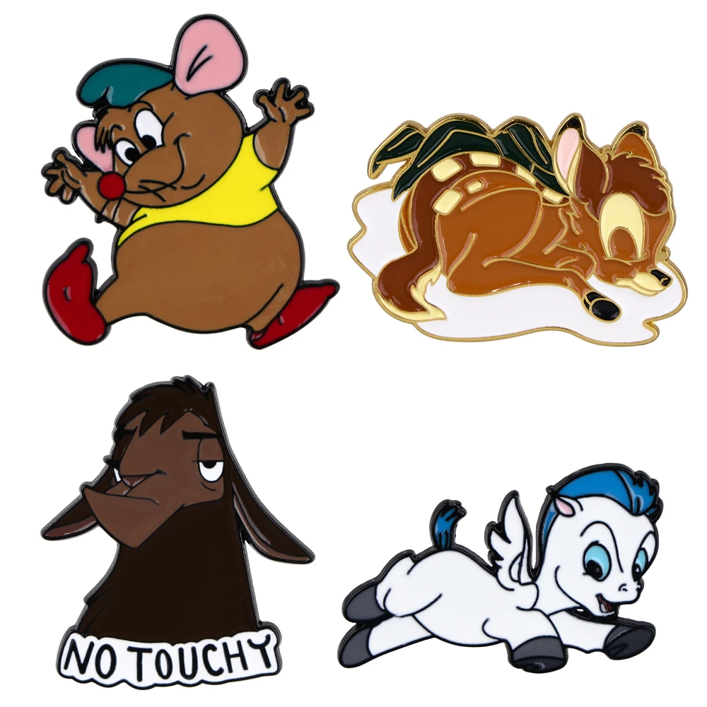 

Fawn Enamel Pin Badges Brooches for Women Lapel Pins for Backpacks Fashion Jewelry Accessories Gifts