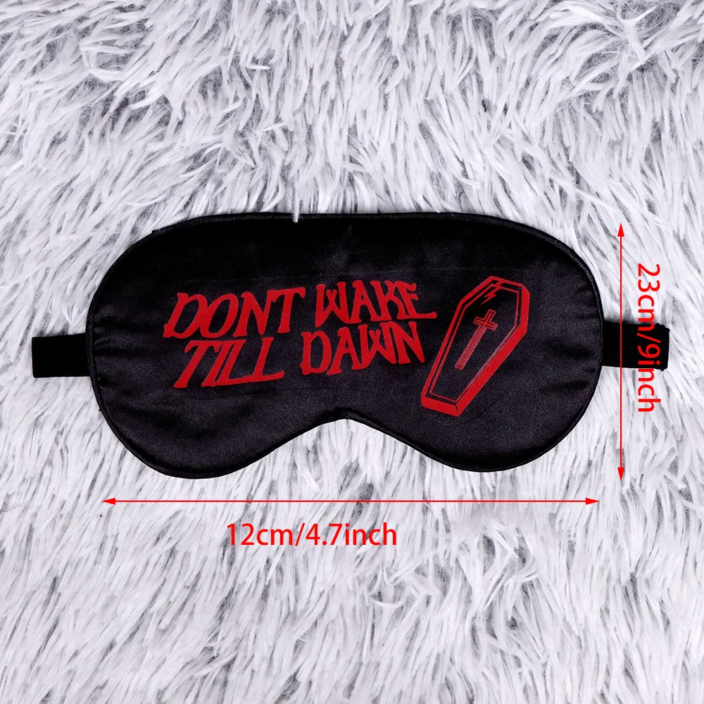 Gothic Witch Halloween Sleepover Party Eye Masks - Spooky Bachelorette and Bridal Shower Gift