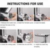 Heavy Duty 3200Watts Large Kitchen Stainless Steel Multi-function Electric Meat Grinder Sausage Maker Filler Mincer Stuffer 6
