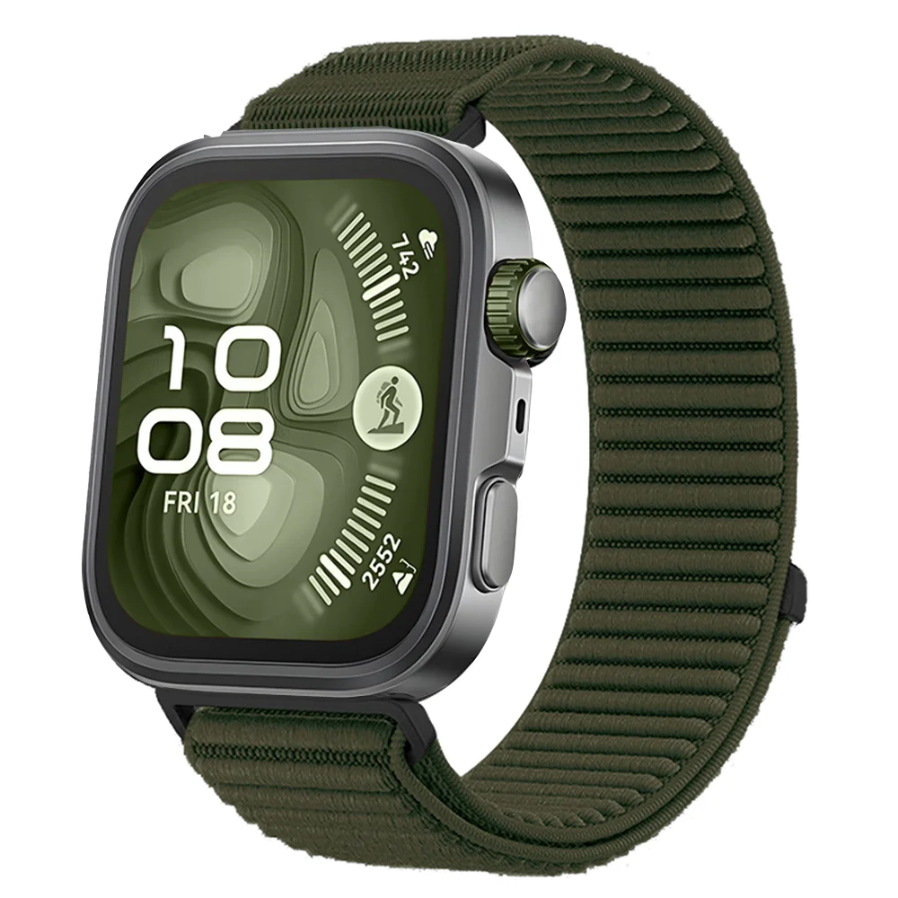 Premium Braided Nylon Loop Strap for Smartwatches - Sporty and Stylish Bracelet Replacement Band