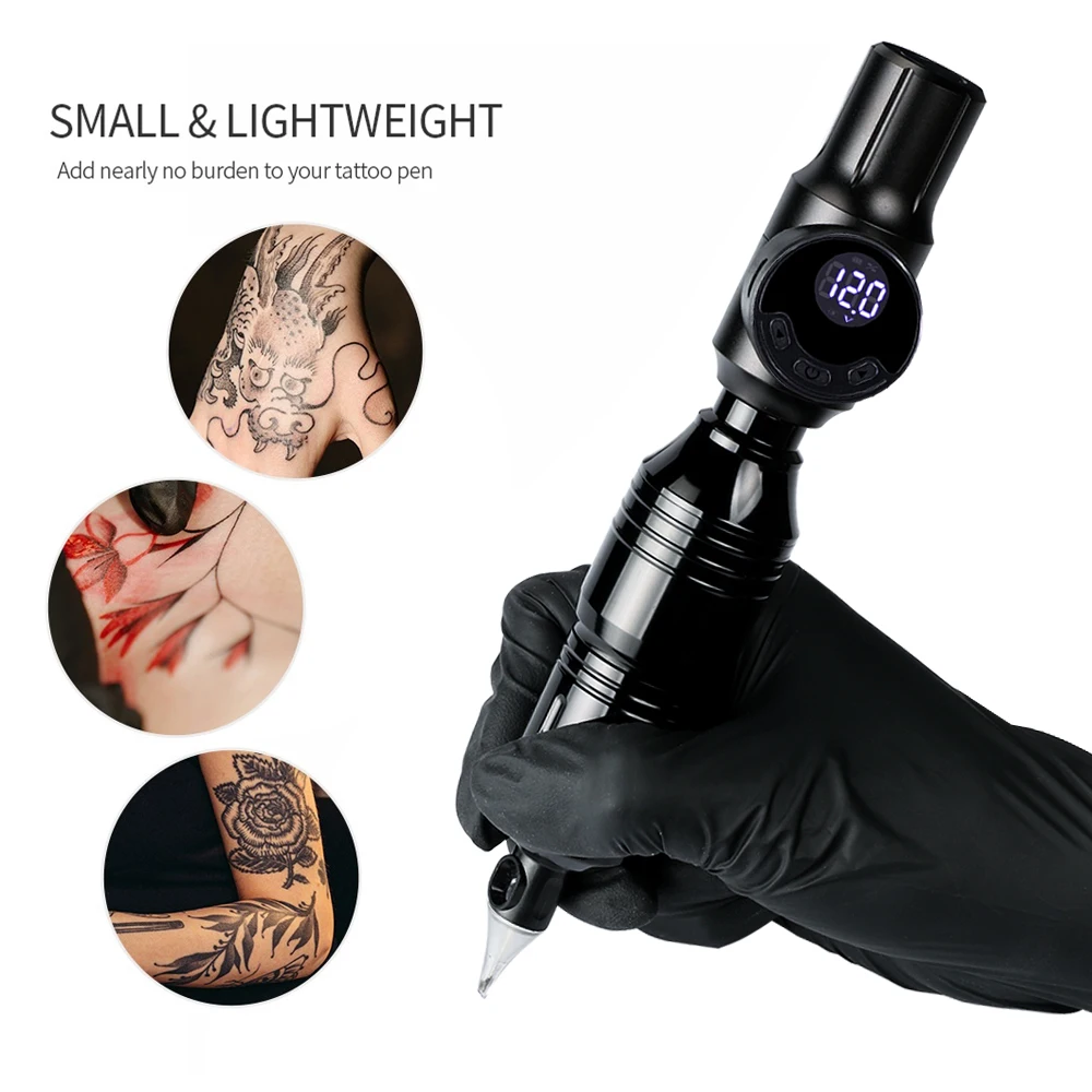 Wireless Tattoo Set RCA Jack Professional Rotary Tattoo