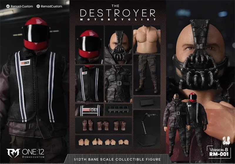 1/12 Scale Remad Custom Rm-001 Batman Destroyer Bat Killer Bane
