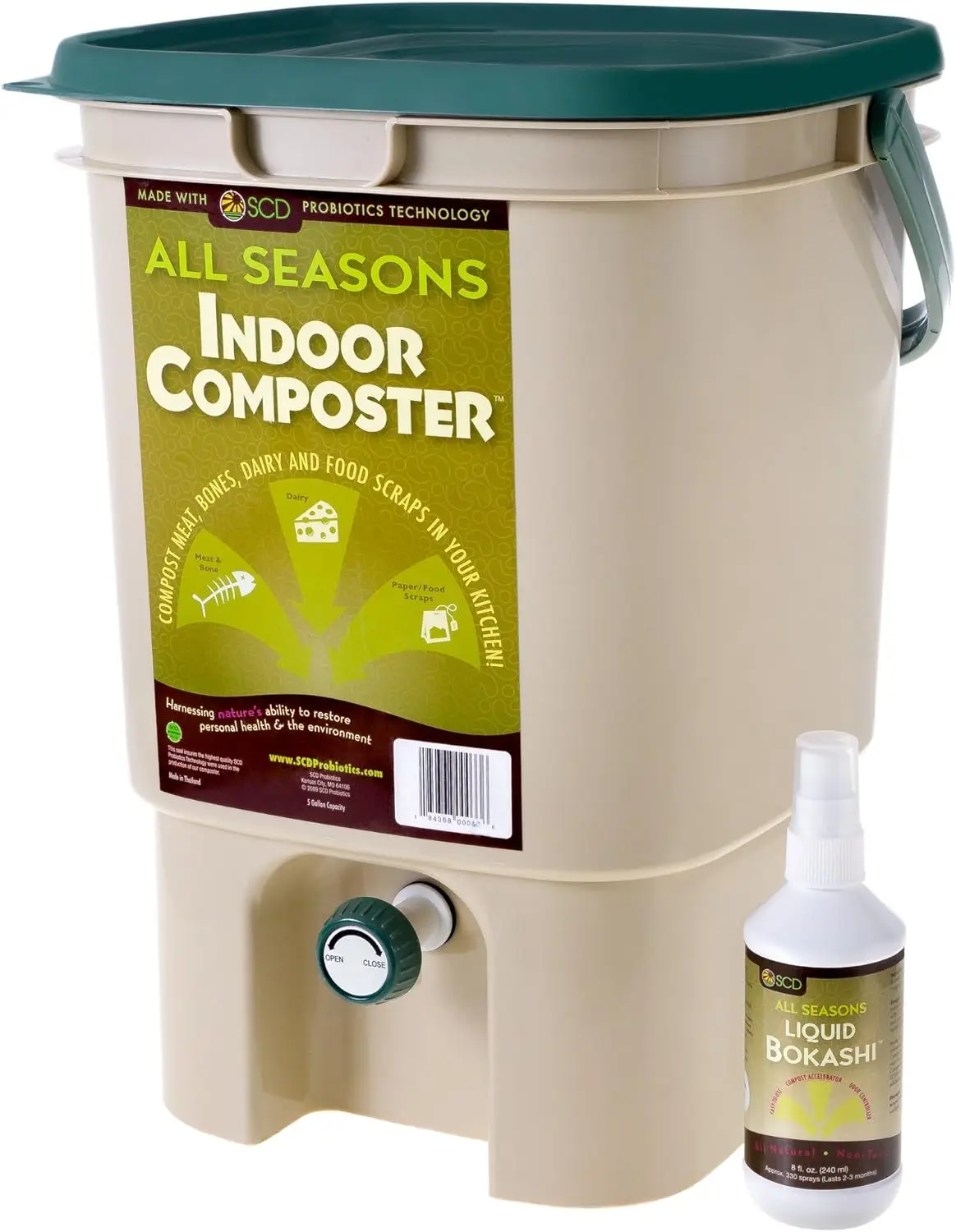 Kitchen Composter, Bokashi Indoor System