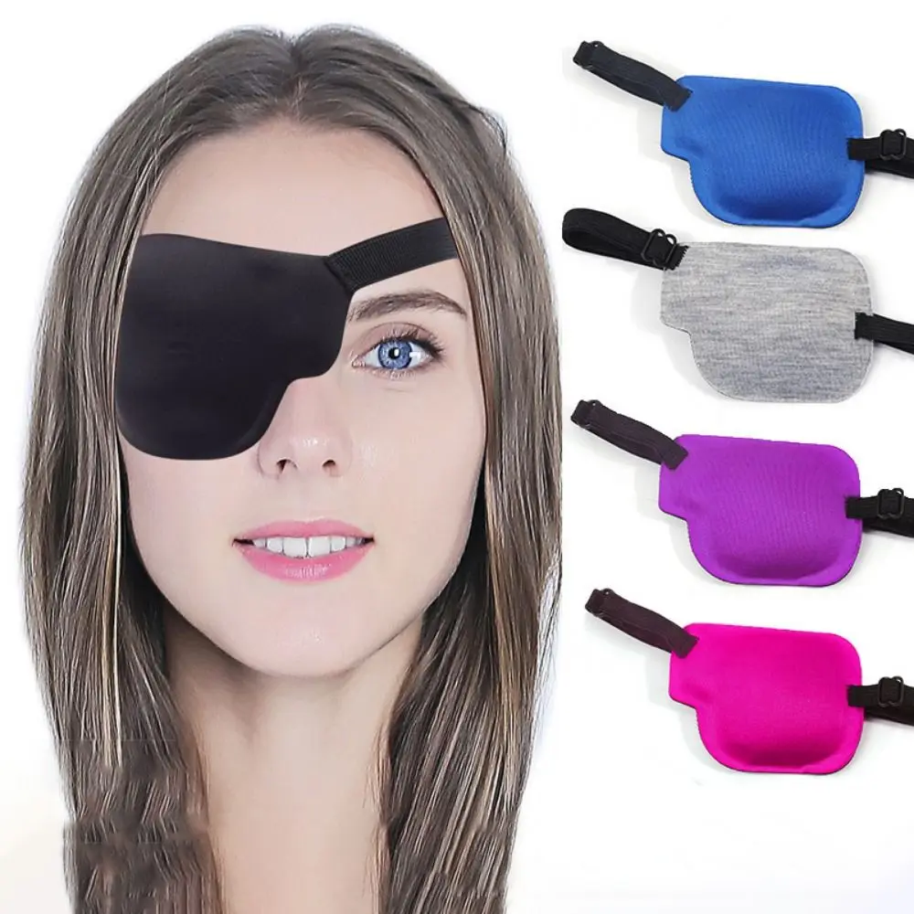 3D Single Eye Patch Adjustable Soft Strabismus Eye Patches Breathable Colorful 3D Adjustable Eyepatch for Right or Left Eye