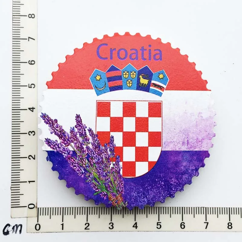 Magnete per frigorifero 3D Krk Island Croazia Regalo souvenir Collezione di adesivi magnetici per frigorifero in resina Decorazione della casa