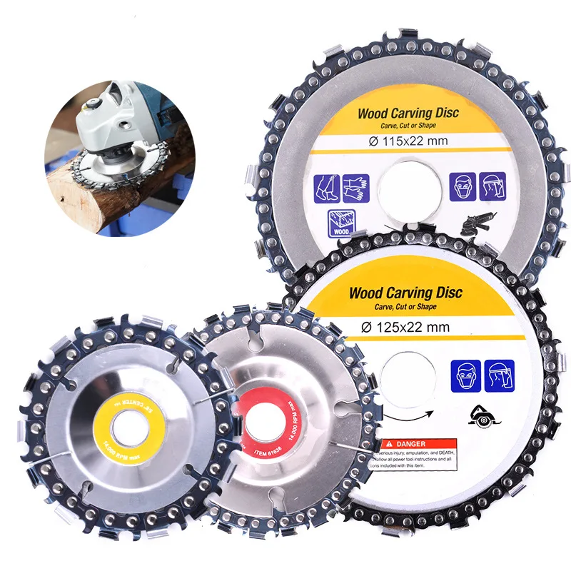 Woodworking Chain Saw Blade 4inch Angle Grinder Slotting Saw Blade 4.5