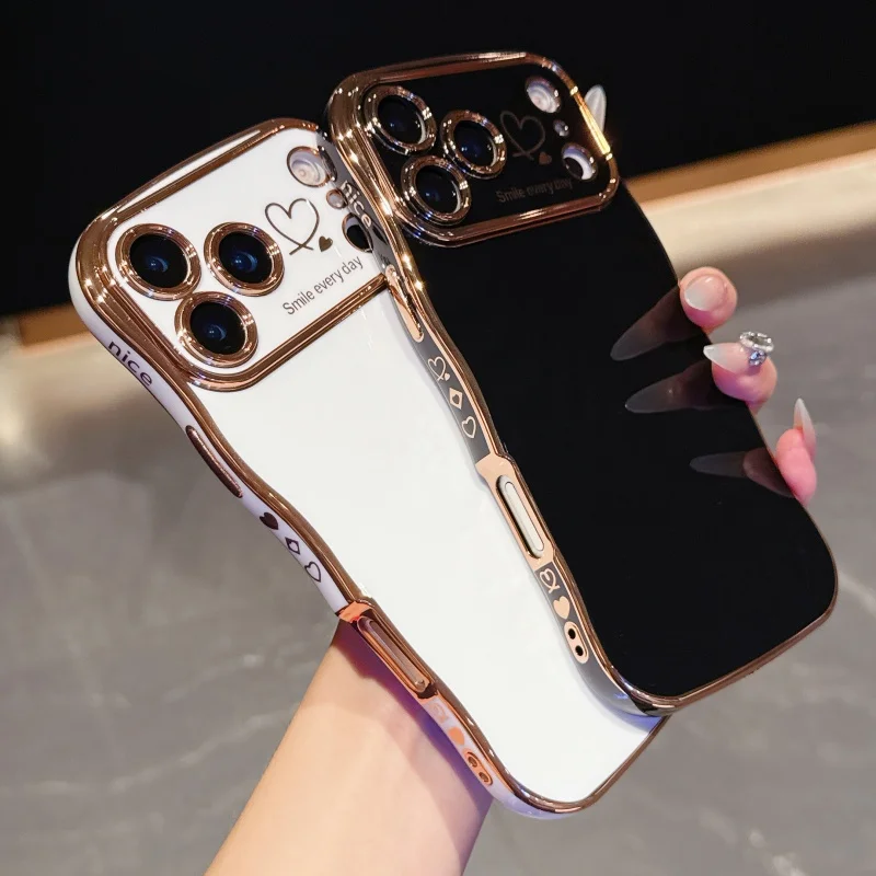Electroplated Love Heart Case 3
