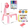 Children Led Projector Art Drawing Table Toys Kids Painting Board Desk Arts Crafts Educational Learning Paint Tools Toy for Girl 5