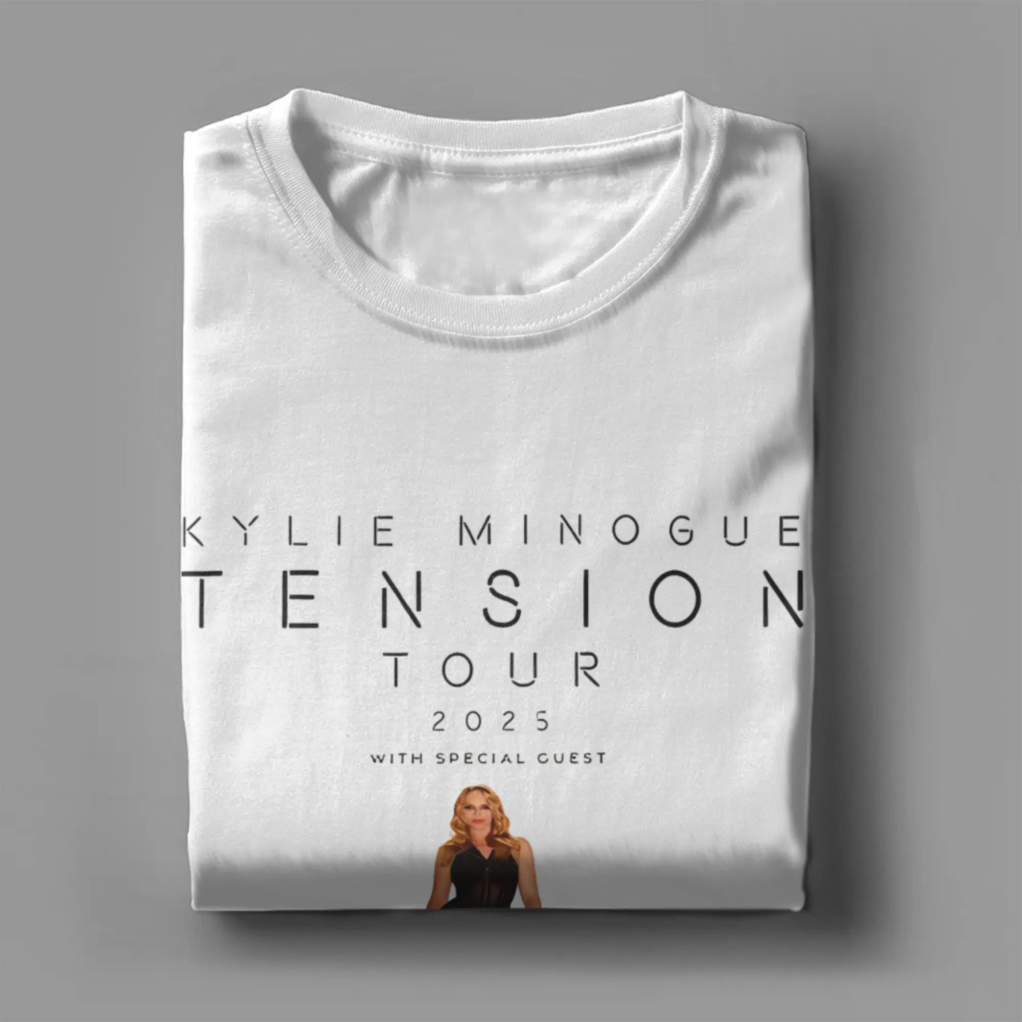 Kylie Minogue 2025 Tension Tour Men T Shirts Singer Music