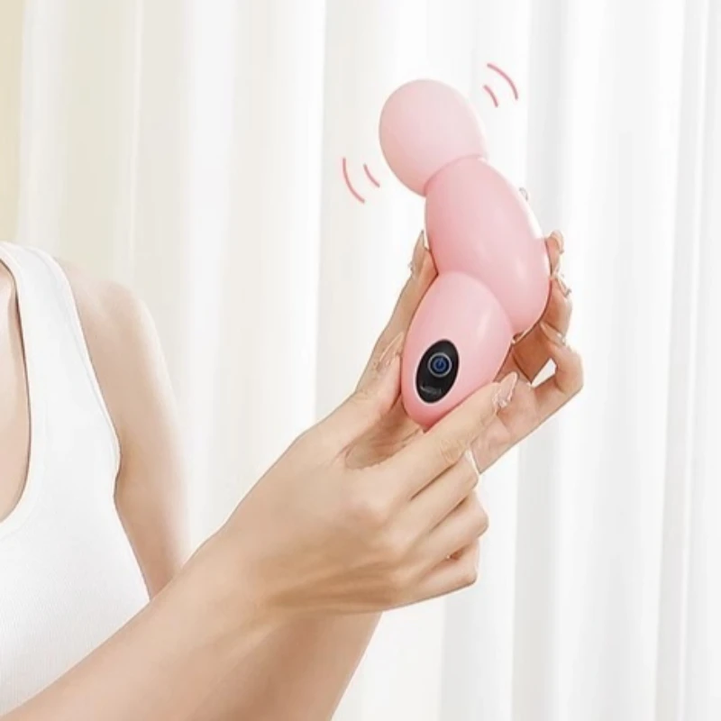 Compact 6-Speed Portable Muscle Relaxation Massager - Electric Vibration Therapy Device