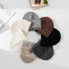 High End Top Quality Women Beanie Cap Knitted Hat for Winter Warm Caps 70% Alpaca Wool 20% Wool 10% Nylon 5