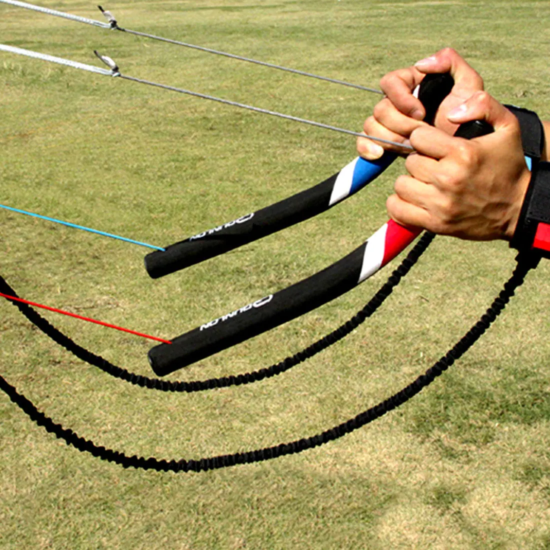 9KM Professional Kite Handles 4 Line EVA Foam Grip With Wrist Leash Safety System Traction Power Kite Flying Tool 3