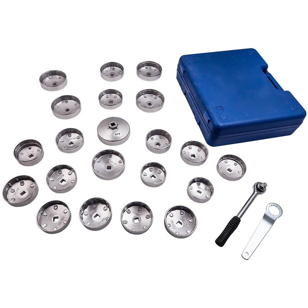 23PCS Cap Type Oil Filter Wrench Set Automotive Removal Socket Tool Kit for Lexus, for GMC, for Ford - Image 5