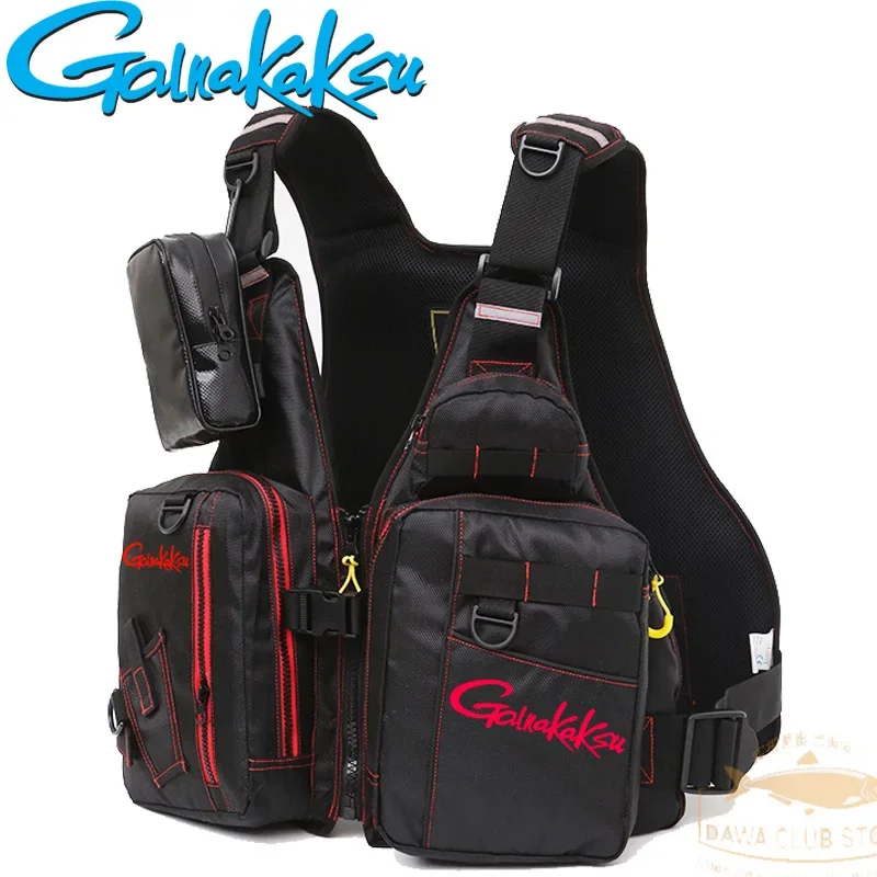 

Спасательный жилет унисекс для рыбалки, уличный спасательный жилет для плавания и серфинга, несколько карманов, съемный, для рыбалки