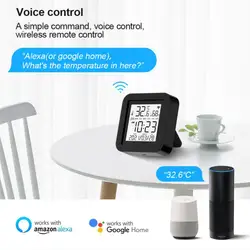 Tuya WiFi Smart Temperature And Humidity Infrared Remote Control Tuya Smart Life APP Infrared Remote Control Voice Control
