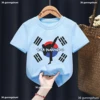Newly Boys Tshirt Taekwondo Fighter Korean Martial Art Kick And Punch Graphic Print T-Shirt Kids Summer Toddler Tshirt Tops 3