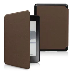 Premium Leather Automatic Sleep/Wake Case - PQ94WIF 2018 KPW4 (Coffee)