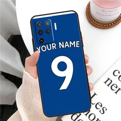 Custodia per Telefono Personalizzata con Nome e Numero di Calcio
