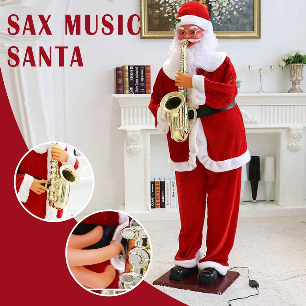 BANDAI LIVE! Owner's Club Christmas Ⅰ Member's Mark 5' Animated Singing Santa - Sam's Club