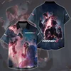 Tekken 8 Kazuya Mishima Video Game 3d Print Shirts Men Women Fashion Oversized Blouse Lapel Shirt Beach Camisas Unisex Clothing 3