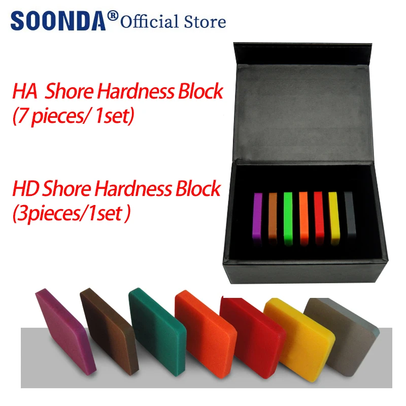 HA Shore Hardness Test Block type A/D for shore Durometer Rubber