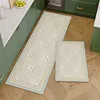 PVC Kitchen Carpet Waterproof Leather Floor Mat Non-slip Foot Mats Oil-proof Long Rug Spring Plant Flower Home Decoration Rugs 3