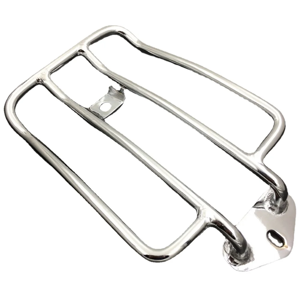 

Luggage Rack for Harley Davidson Sportster XL 883 1200 2004-2015 w/Stock Solo Seat Motorcycle Accessory Chrome/Black