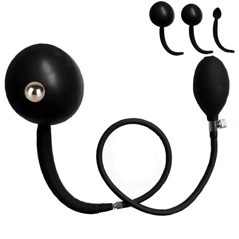 Aufblasbares Analplug-Set, Silikon-Analspielzeug in einstellbarer Größe, Sexspielzeug für Erwachsene für Analspiel-Sexspielzeug