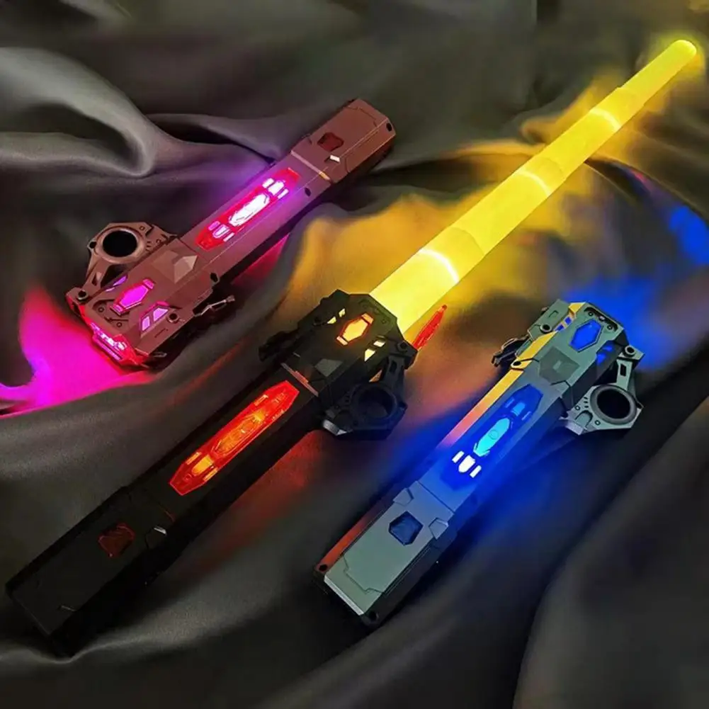 TelescopicLightsaberGlowingToyRetractable2in1LightsaberToy