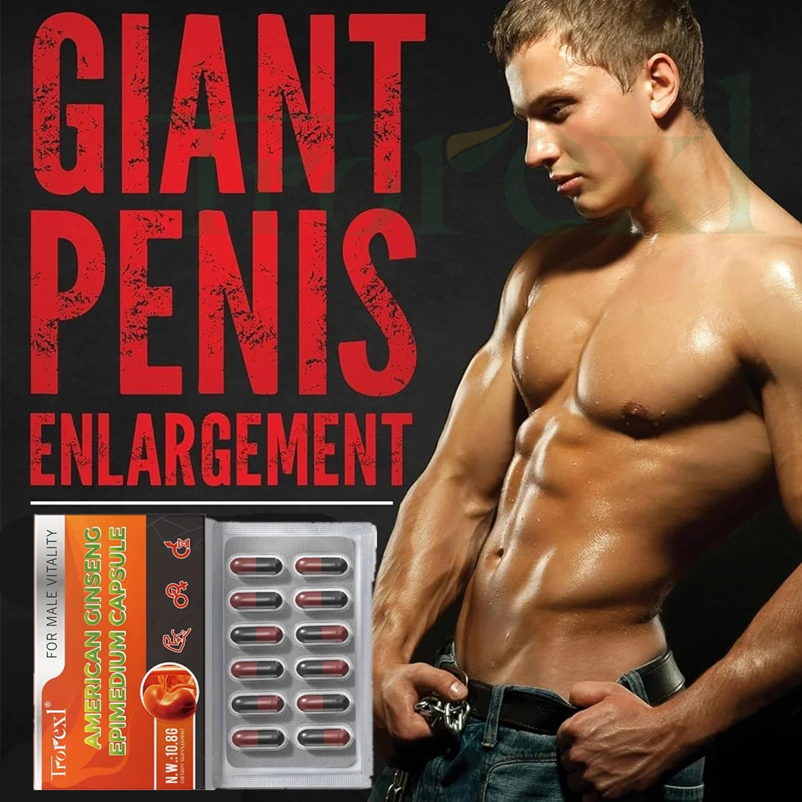Powerful High Purity Epimedium Supplements Natural Organic Manhood Erection Pill Improve Performance and Increase Size male enhancing supplement
