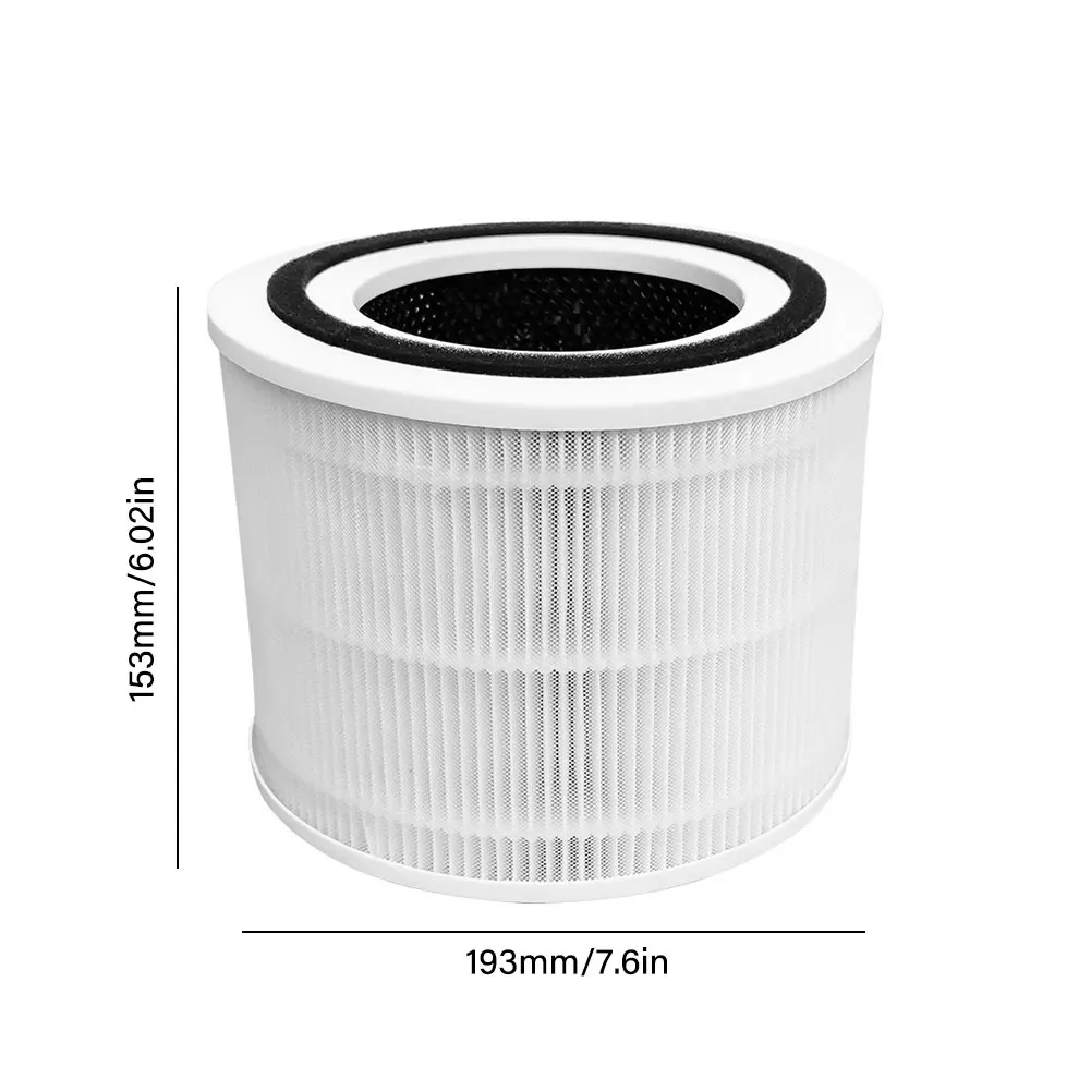 공기청정기 필터 냄새/연기 제거 공기청정기 여과 카트리지 레보이트 코어 300S/300-RF용 교체 필터
