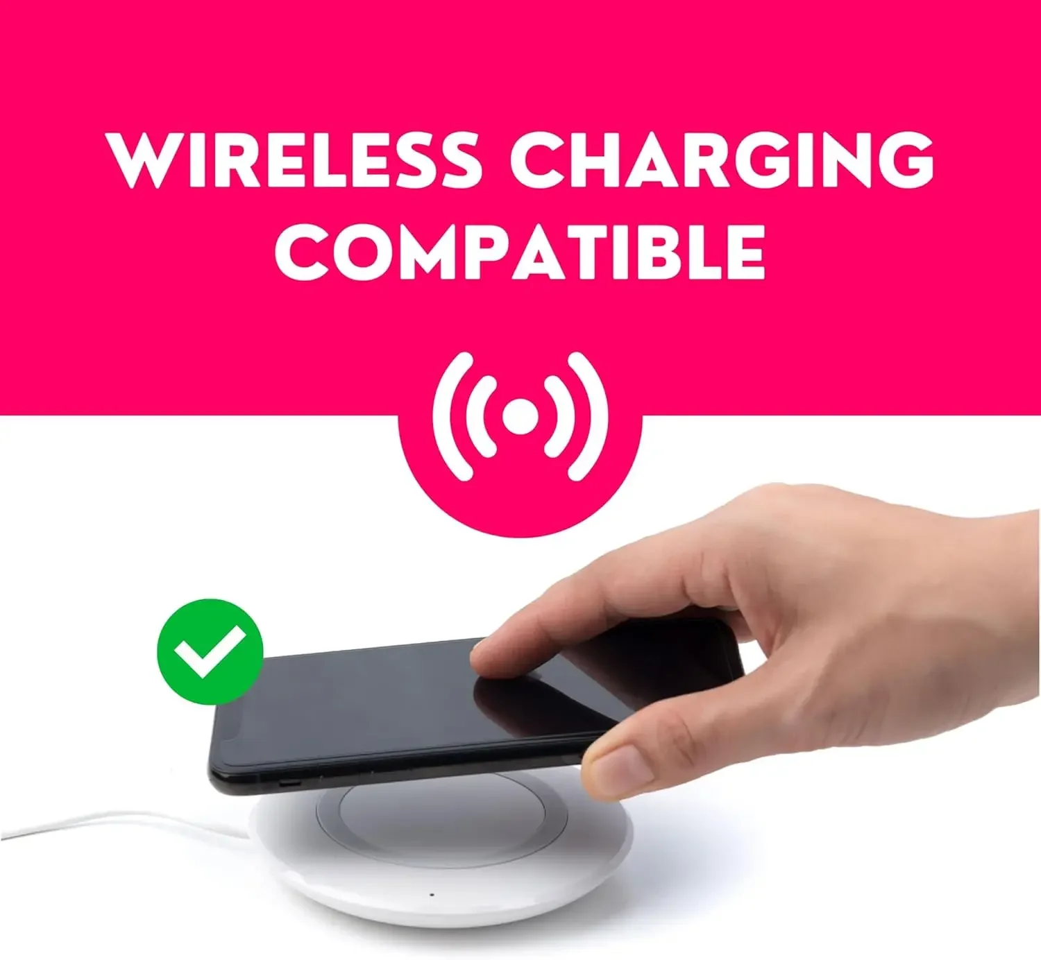 Universal Anti-Lost Silicone Phone Grip Strap with Detachable Loop Holder