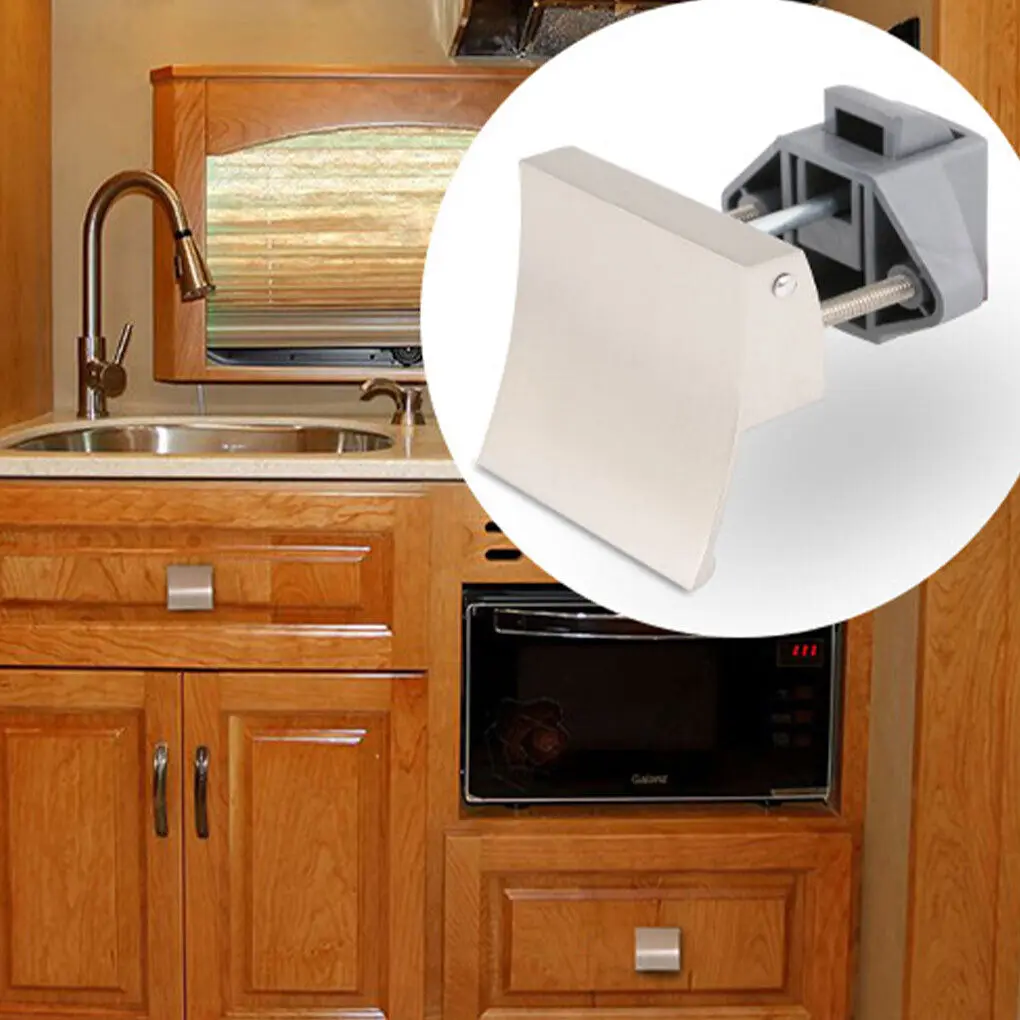 Door Cupboard Latchs Knob Square Shape Handle Push Locks Caravan Rv Marine