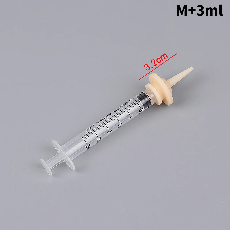 thumbnail image 1 of Tetina de alimentación para mascotas para cachorros, perros, gatos, hámsteres, chupete, alimentación con medicamentos, jeringa oral con tetina de silicona, 1 of 5